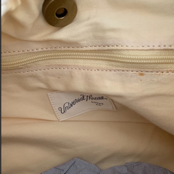 *NWT Cream Summer Woven Bag NWT - Picture 5 of 7